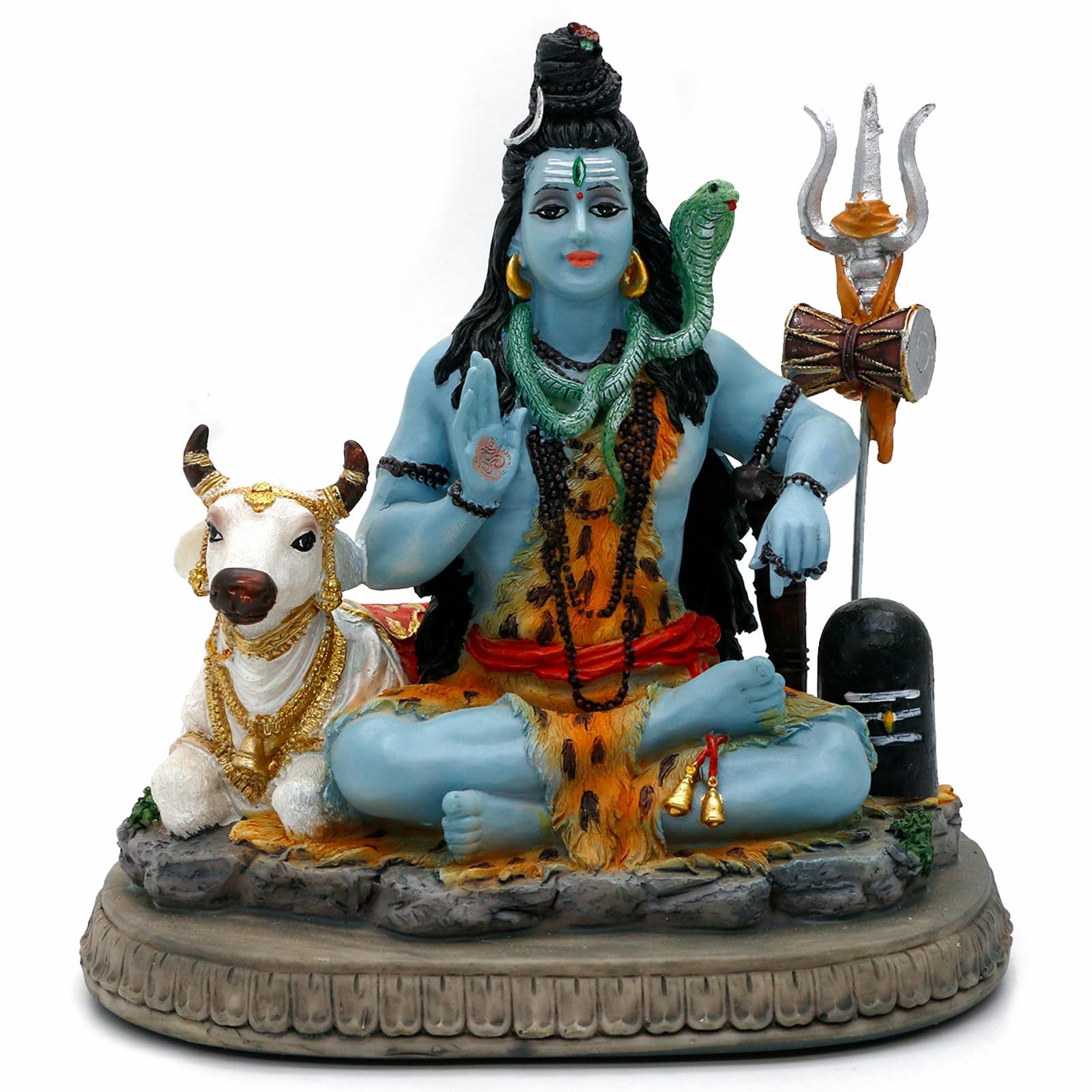 alikiki Indian God Lord Shiva Statue – Gifts for Hindu 6.7″ Multicolor