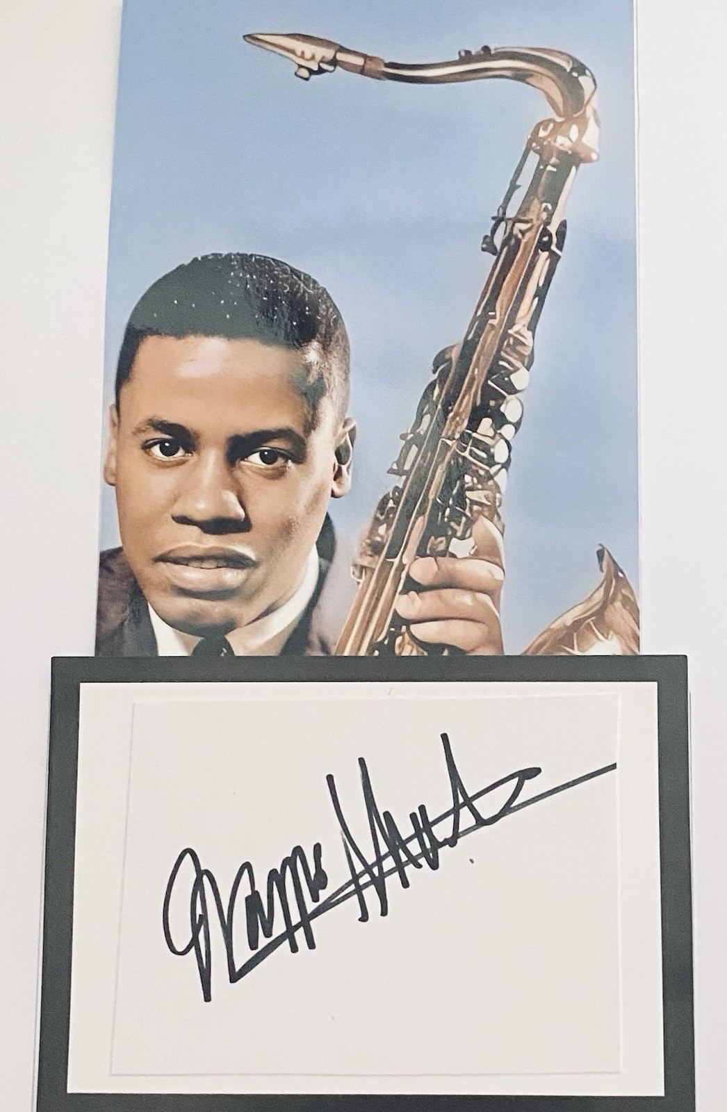 Wayne Shorter American Jazz Musician 1933-2023, Original 10 x 8 Signature Piece