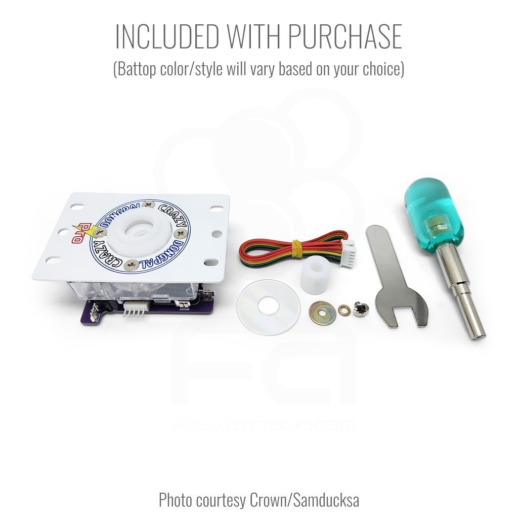 Crown Samducksa Crazy Dongpal PRO Korean Arcade Joystick Lever Tekken New