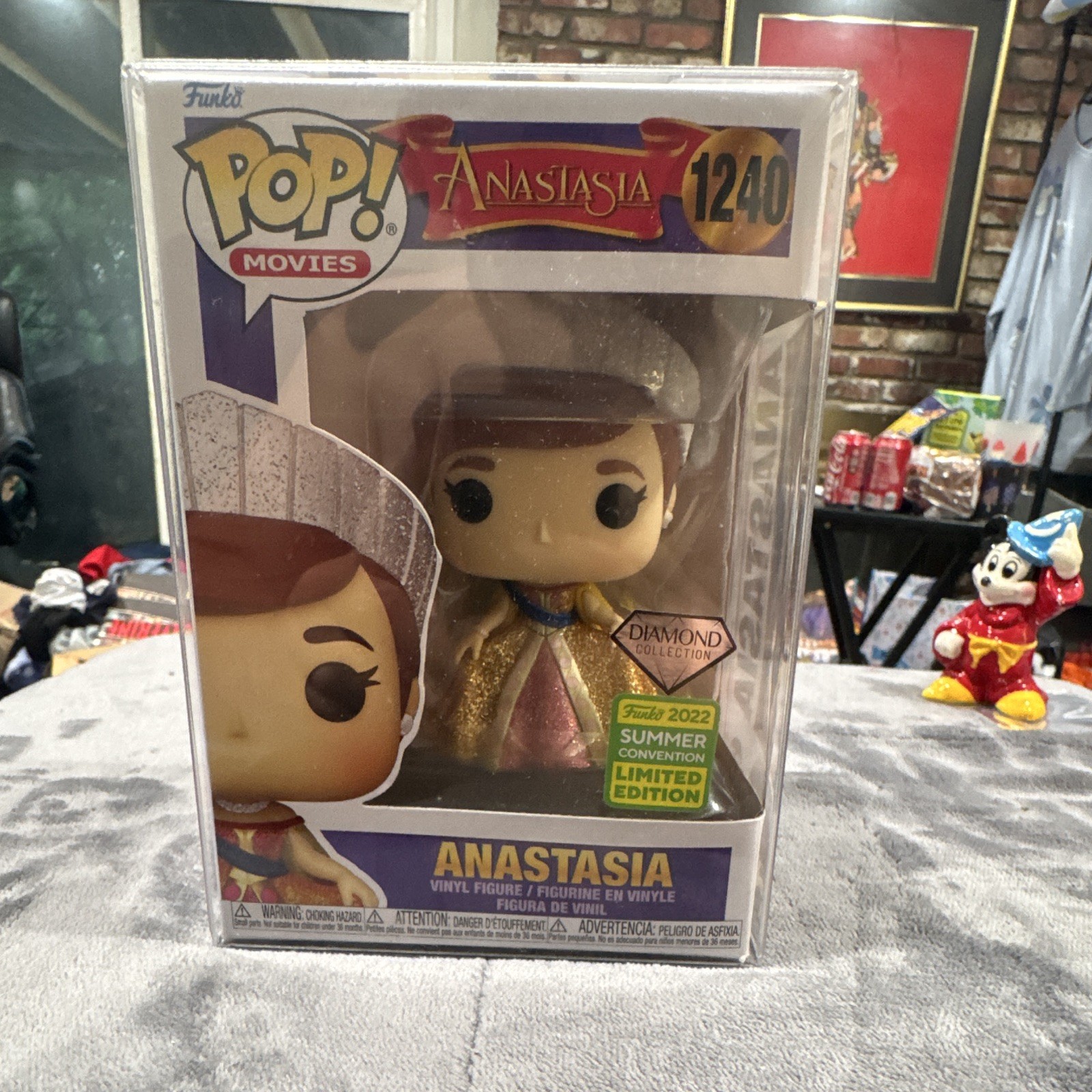 Funko Pop! Anastasia Diamond 1240 (Diamond Collection) SDCC 2022 Exclusive