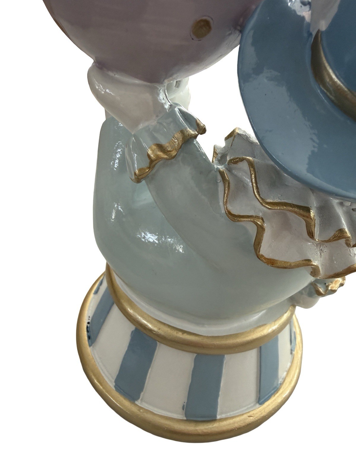 BRAND NEW Tophat & Tail Whimsical Bunny Balancing Teacups on Easter Egg