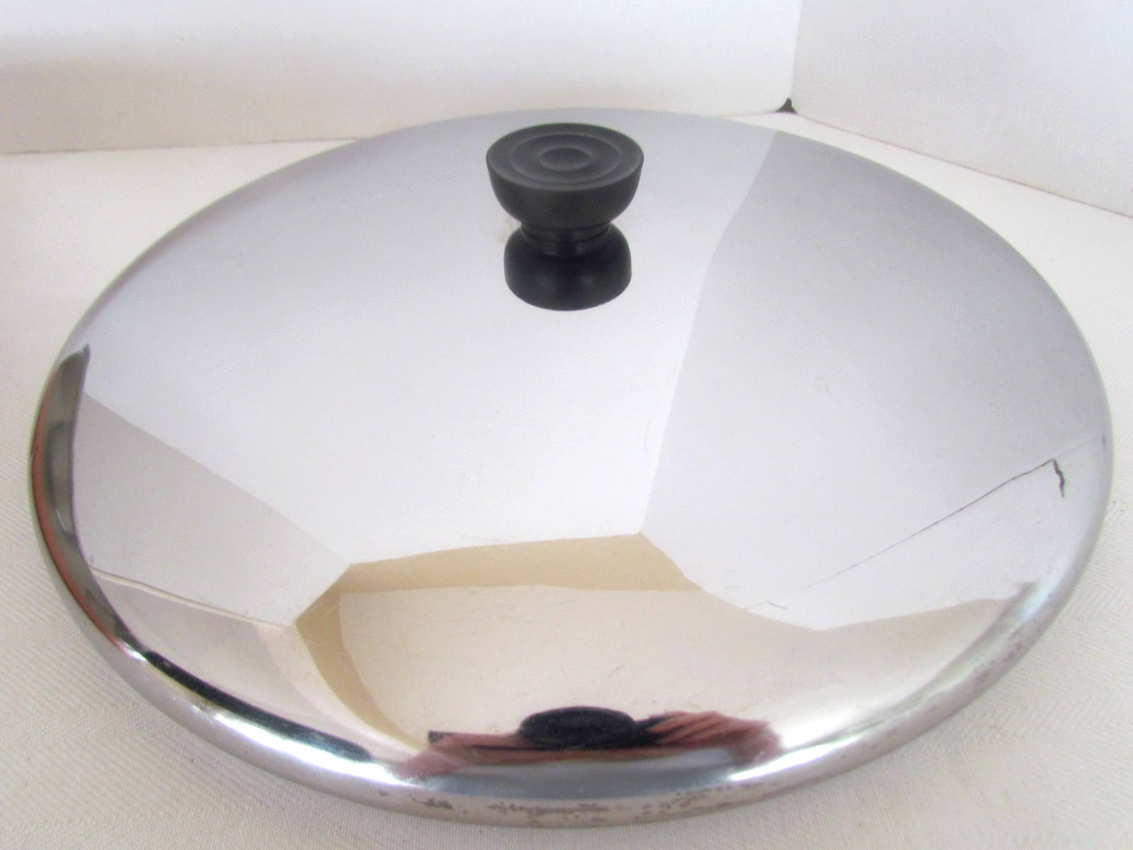 VINTAGE REVERE WARE 12″ PRE 1968 SKILLET / FRYER WITH LID DOUBLE CIRCLE CLEAN!!