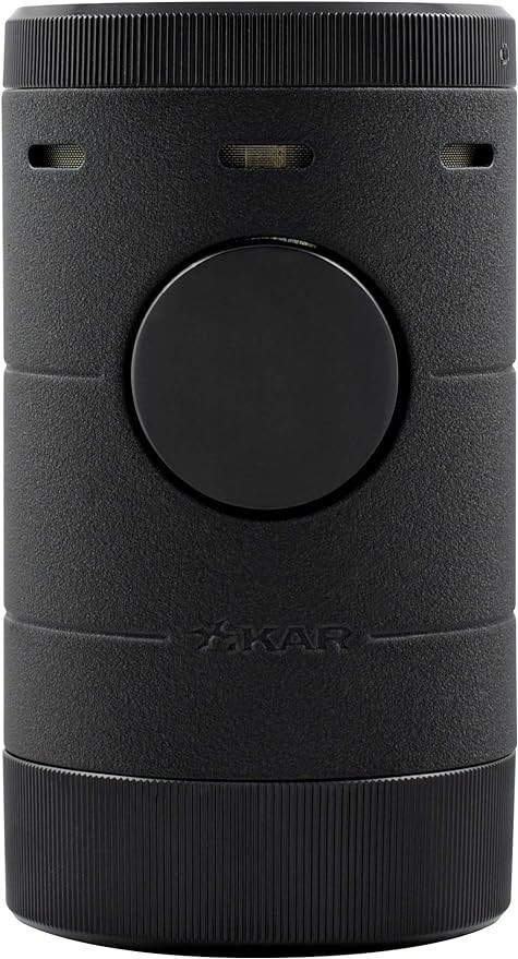 Xikar Cigar Lighter Volta Quad-Jet Flame Torch Black XI-569BK