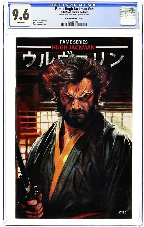 Fame: Hugh Jackman – 2025 – CGC 9.6 – Berto Martinez #67/80