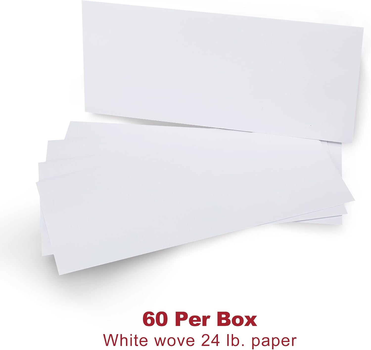 #10 Letter Size Mailing Envelopes for Business, 60Pcs Self Seal