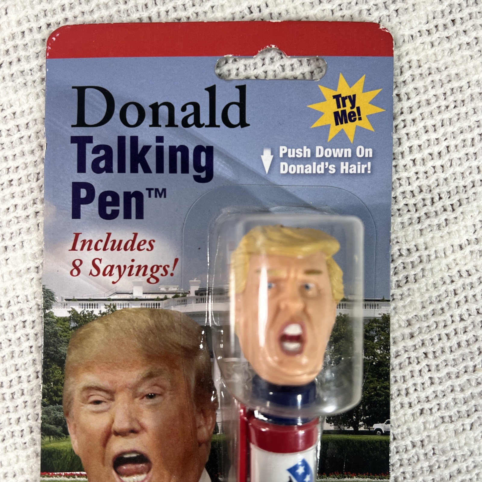 NEW Talking Donald Trump Pen – Collectible Edition – 8 Sayings in His Real Voice