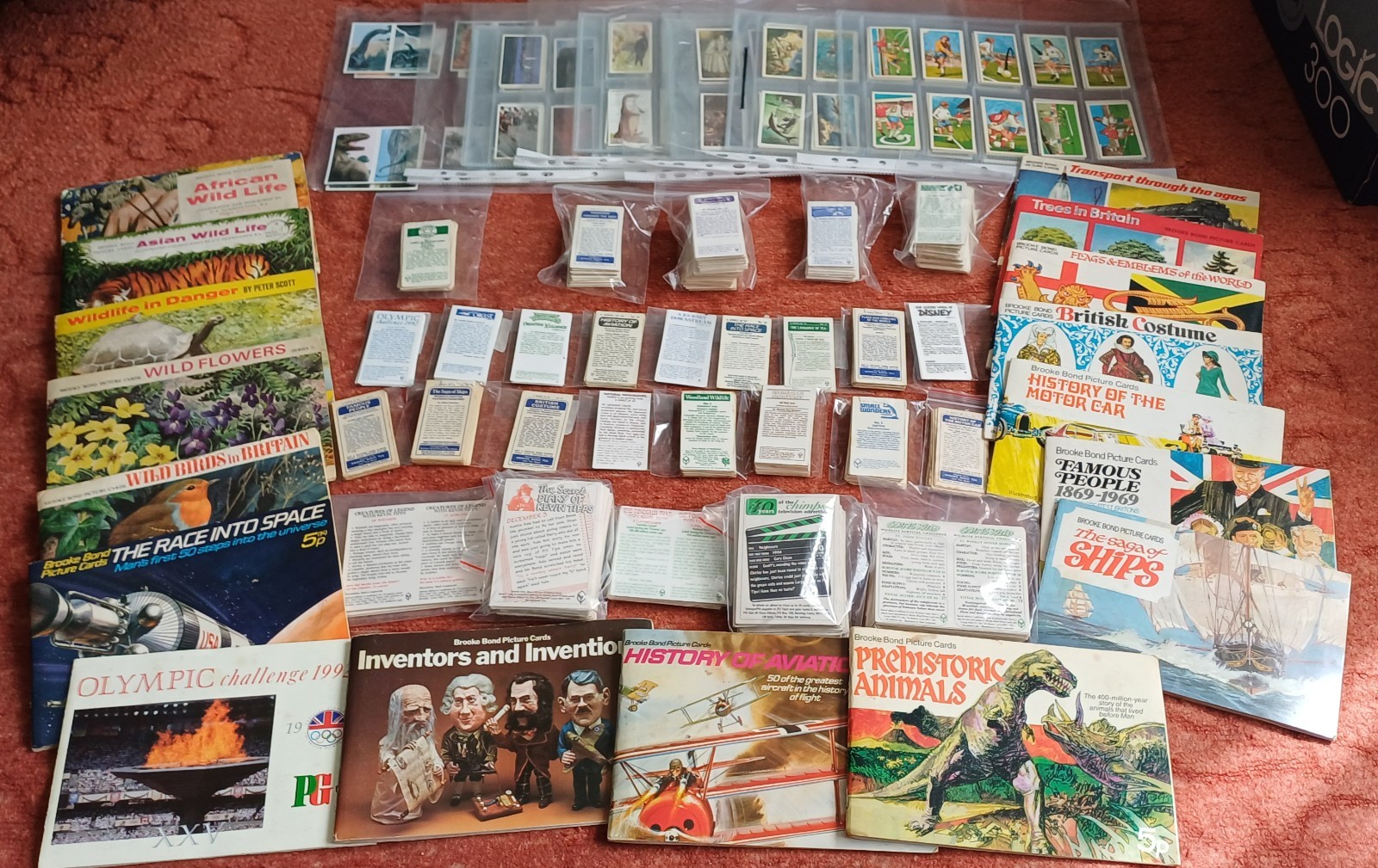 Brooke Bond Tea Cards – 17 Complete Booklets, 10 Complete Sets & 850 Loose Cards