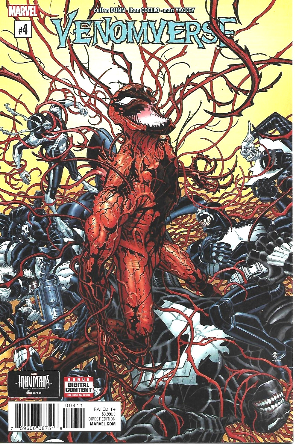 VENOMVERSE #4 NICK BRADSHAW COVER A MARVEL COMICS 2017 BAGGED AND BOARDED