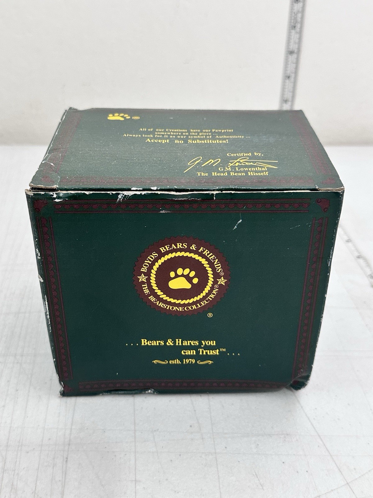 Boyds Bearstone Ghost of Christmas Present Figurine 2000 Style 228335PAW w Box
