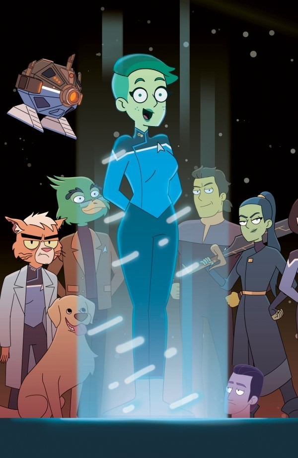 Star Trek: Lower Decks #15 Cover B Chris Fenoglio Connecting Variant