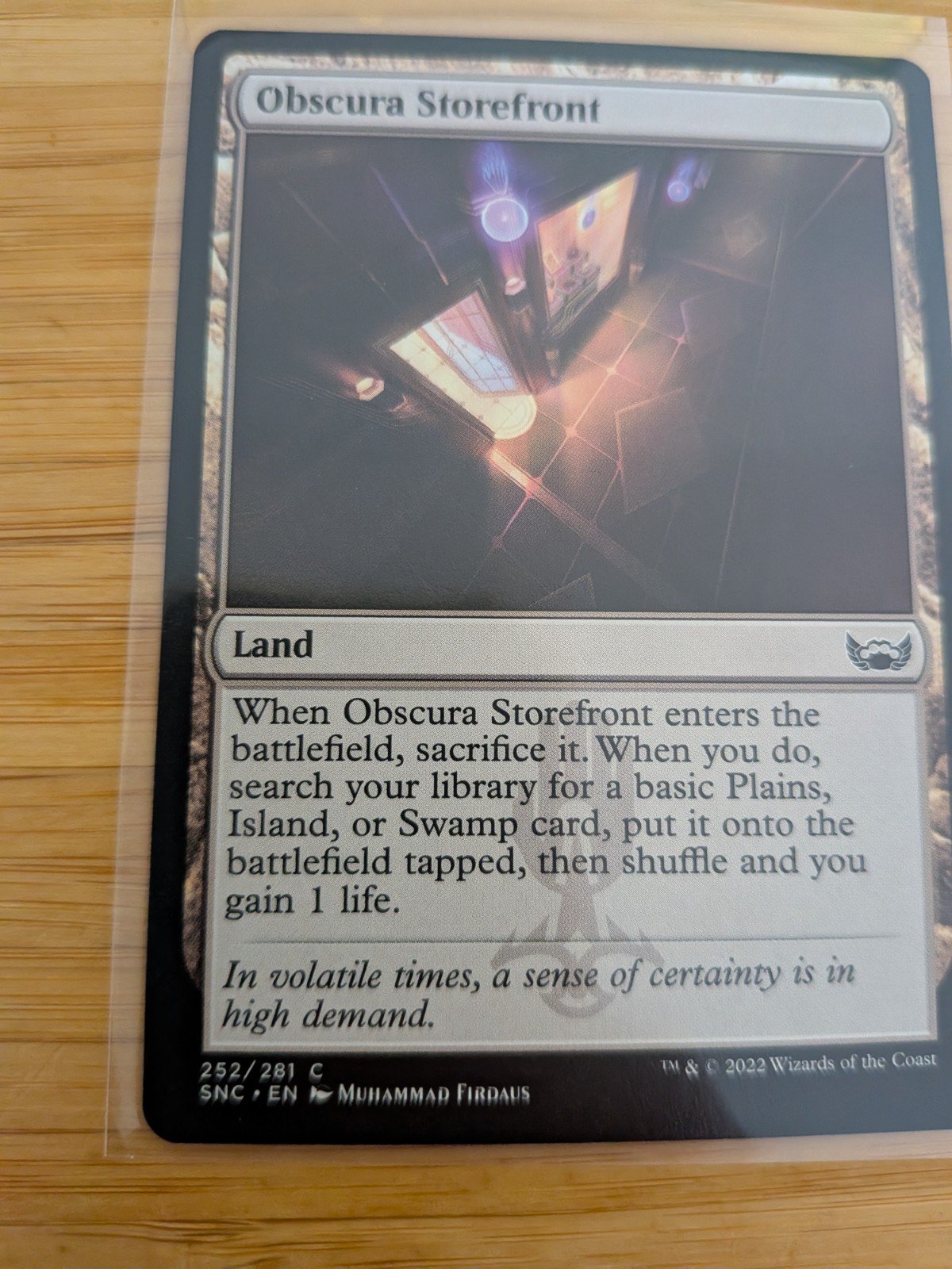 MTG Obscura Storefront 252 Streets of New Capenna M/NM Free UK P&P