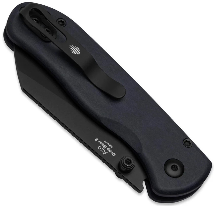 Kizer Cutlery Drop Bear 2 Folding Knife 3″ Nitro V Steel Blade Richlite Handle