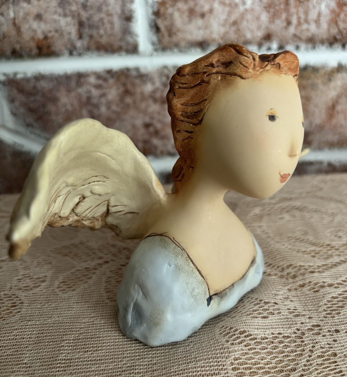 “Endearing” ~ Journey of Grace ~ Angel Figurine ~ 2003 ~ Nancy Carter DEMDACO