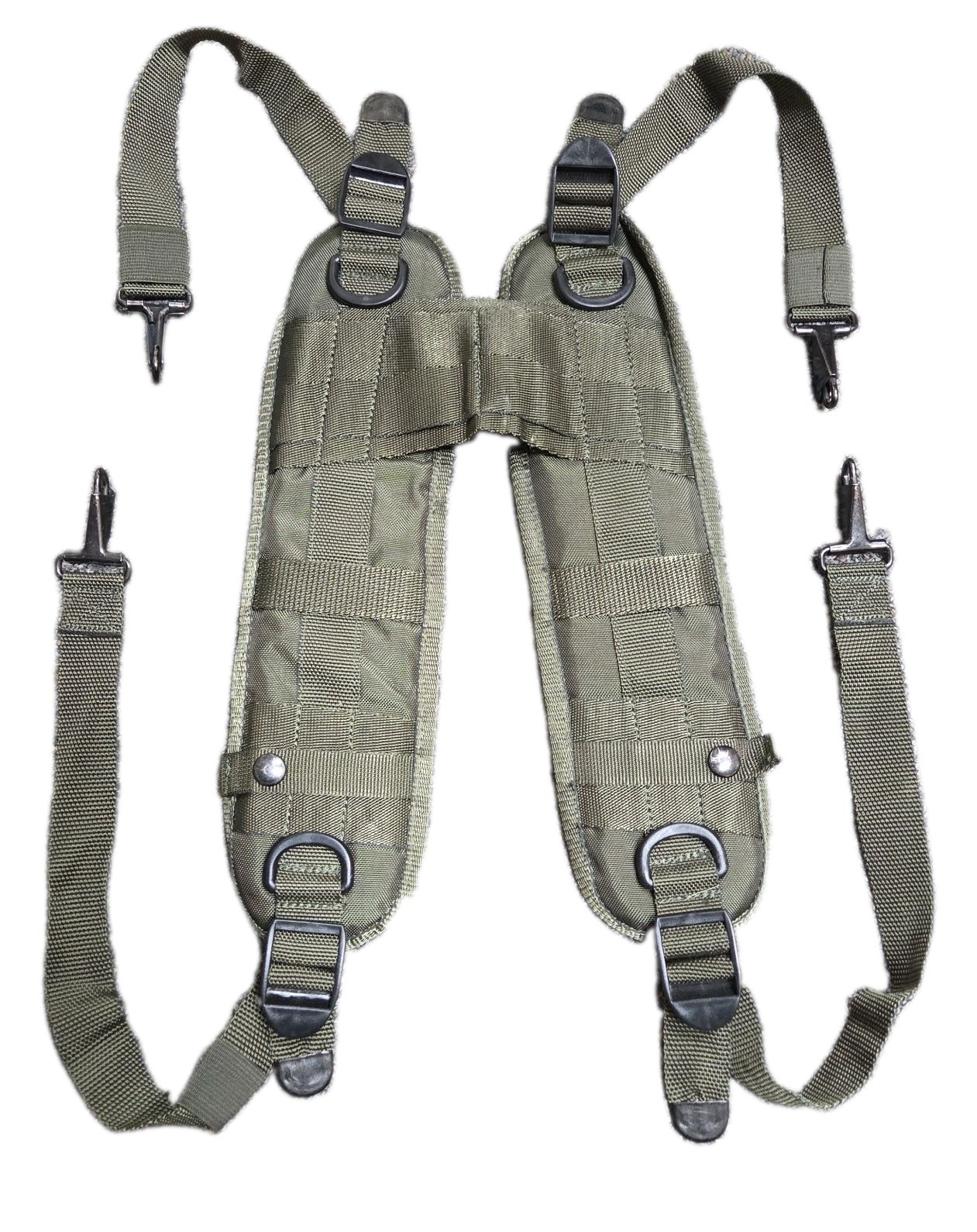 Greek Army H Harness Suspenders For ALICE Pistol Equipment Belt