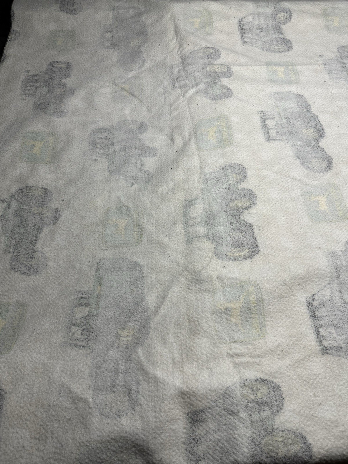 VTG John Deere full size 100% polyester bedspread w/ Matching pillow case & Bear