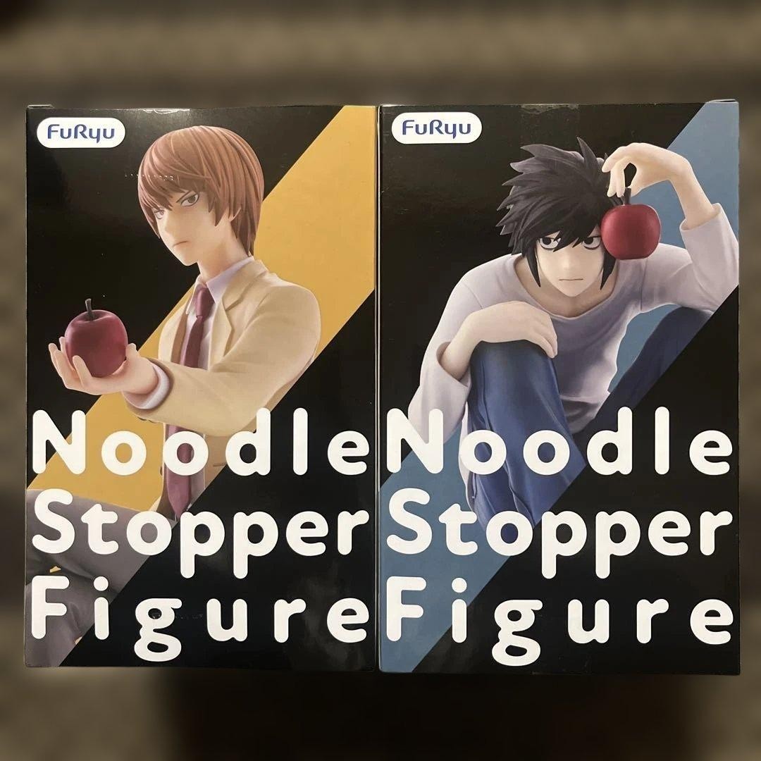 DEATH NOTE Light Yagami & L Noodle Stopper Figure Set Furyu