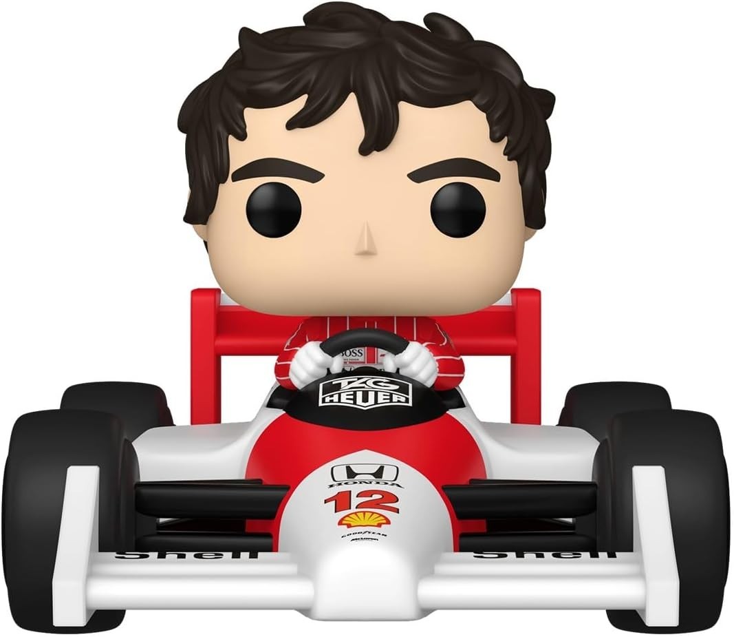 FLAWED Box Racing Formula 1 Ayrton Senna Honda Funko Pop Figure