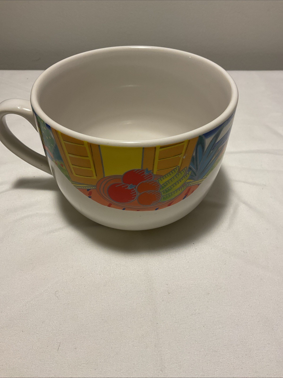 ACTION 195 MUGGABLES Artistic Landscape 18oz SOUP Coffee MUG