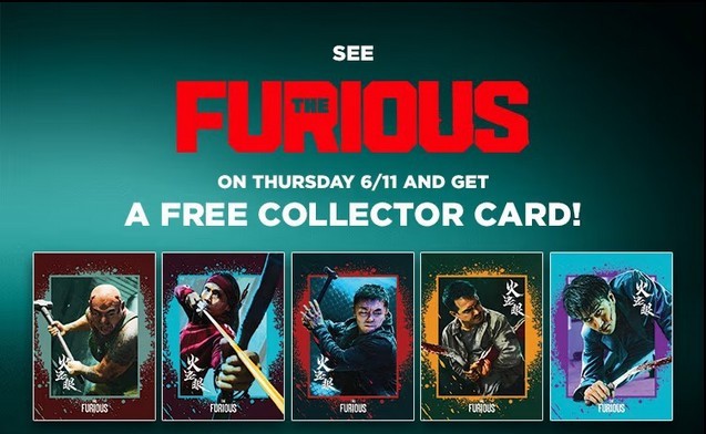 The Furious AMC EXCLUSIVE Collectable character Card 6/11/26 PreSale