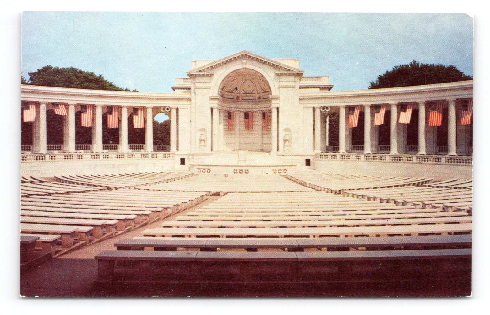 Ampitheatre at Arlington National Cemetery Virginia VA UNP Chrome Postcard M14