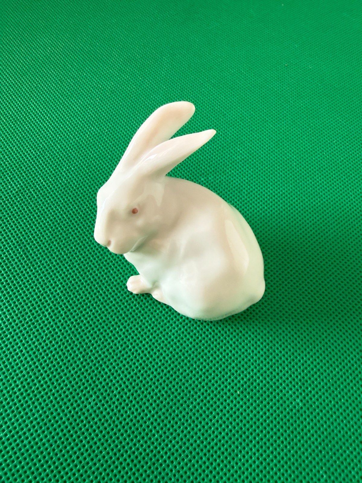 Royal Copenhagen Porcelain Rabbit Figurine #1691 – Denmark – Hand‑Painted