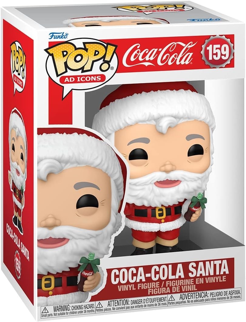 Funko Pop Ad Icons Coca-Cola Santa Figure