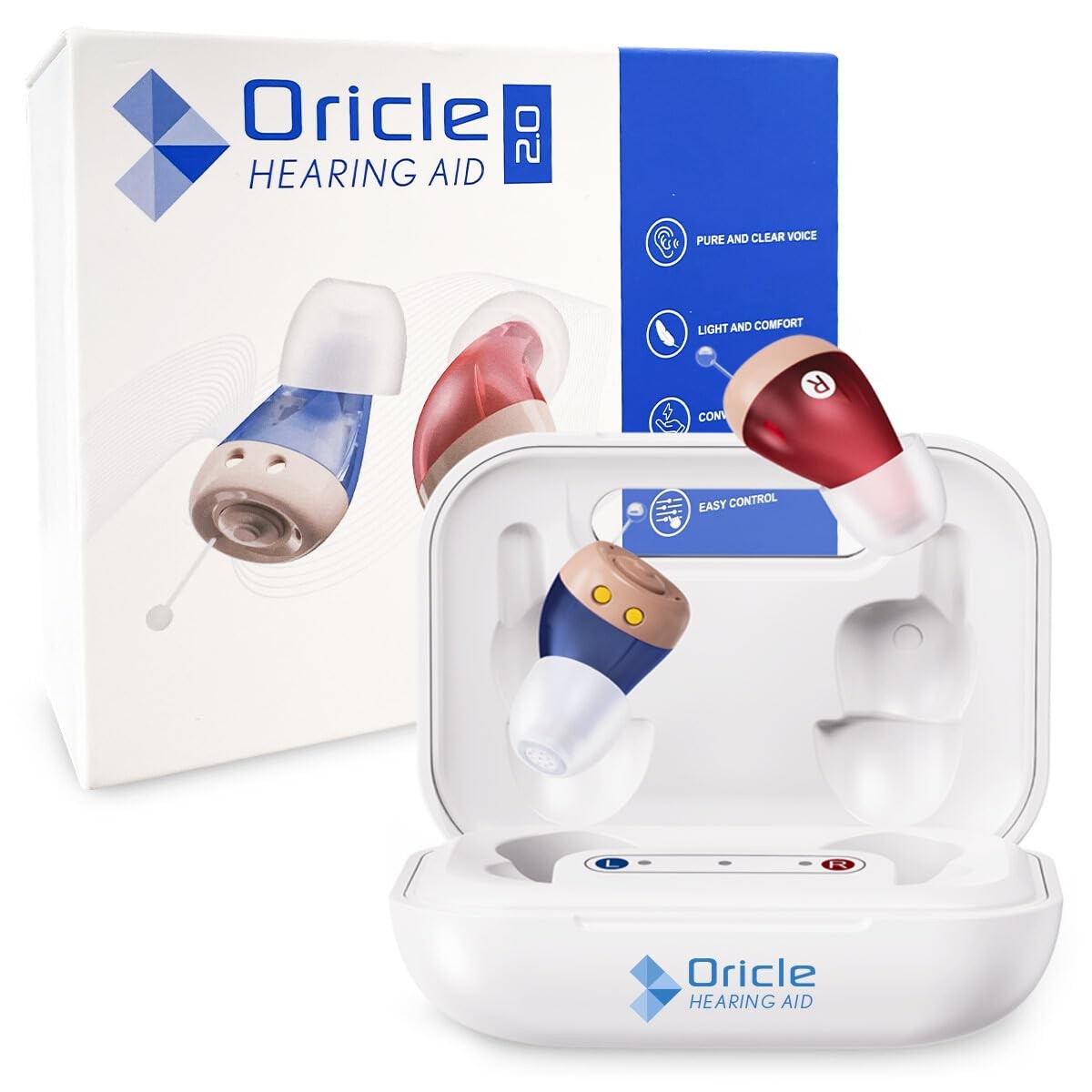 Oricle Standard 2.0 Hearing Aids for Seniors Noise Cancellation