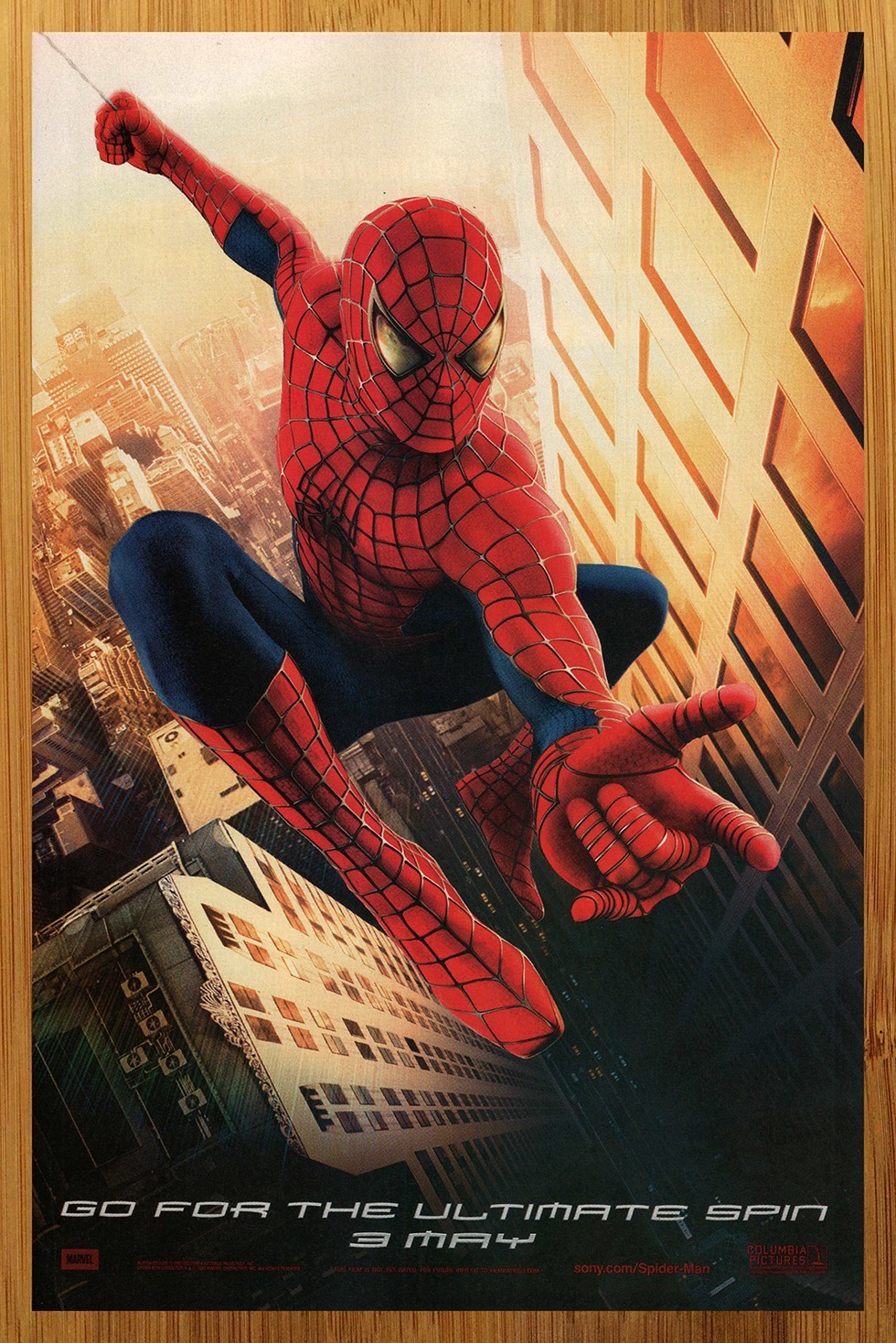 2002 Spider-Man Movie Print Ad/Poster Authentic Marvel Toby Maguire Promo Art