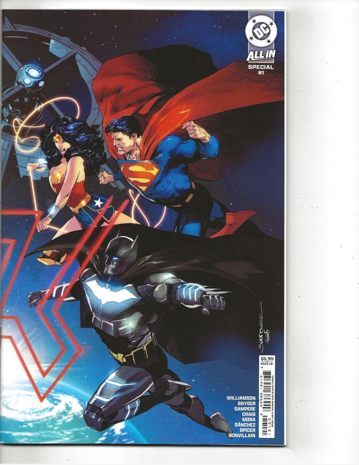 DC ALL IN #1 A C Set 1st Print Absolute BATMAN * WONDER WOMAN * SUPERMAN Lot 2