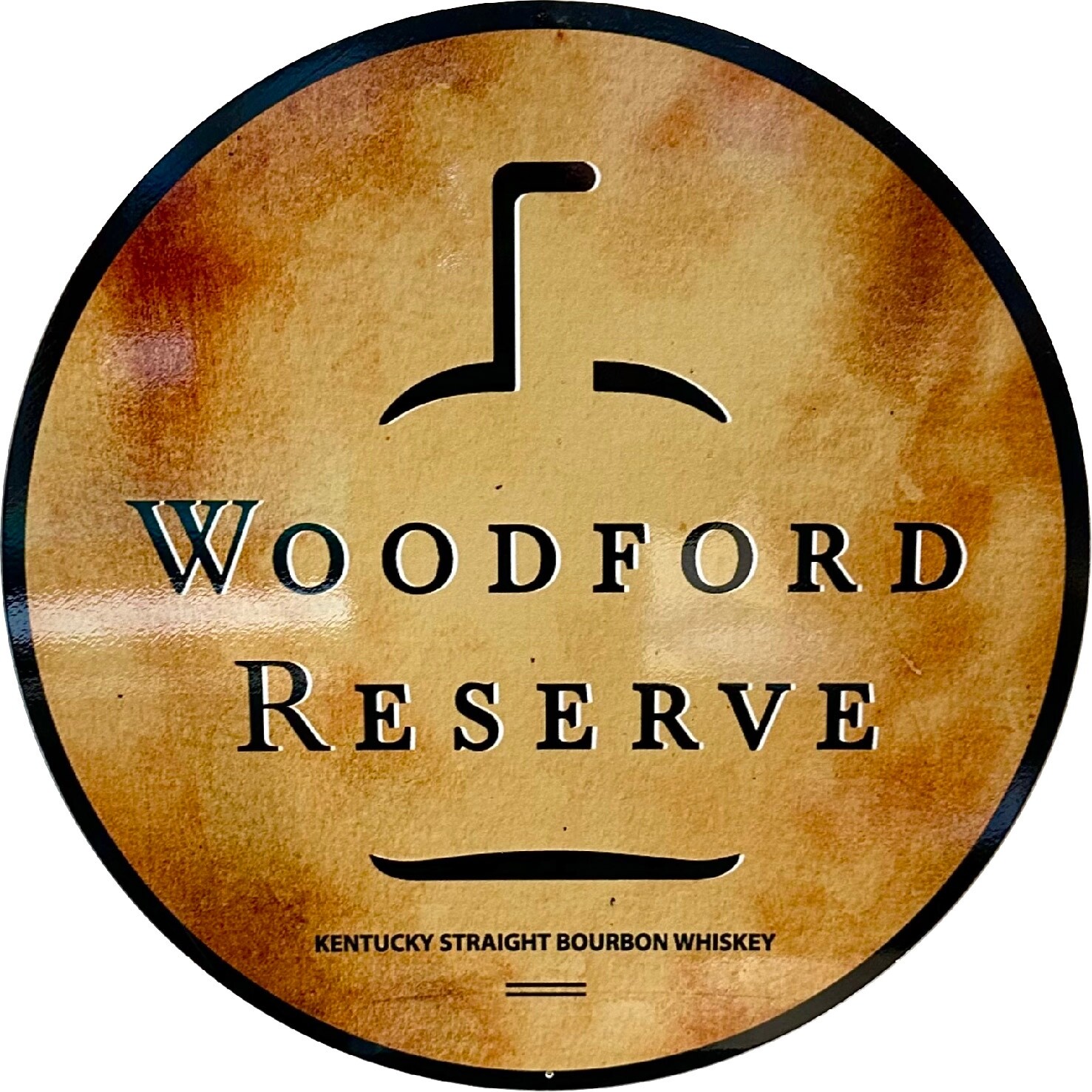 Woodford Reserve Bourbon Sign – 24 in Diam. Aluminum Indoor/Outdoor Application