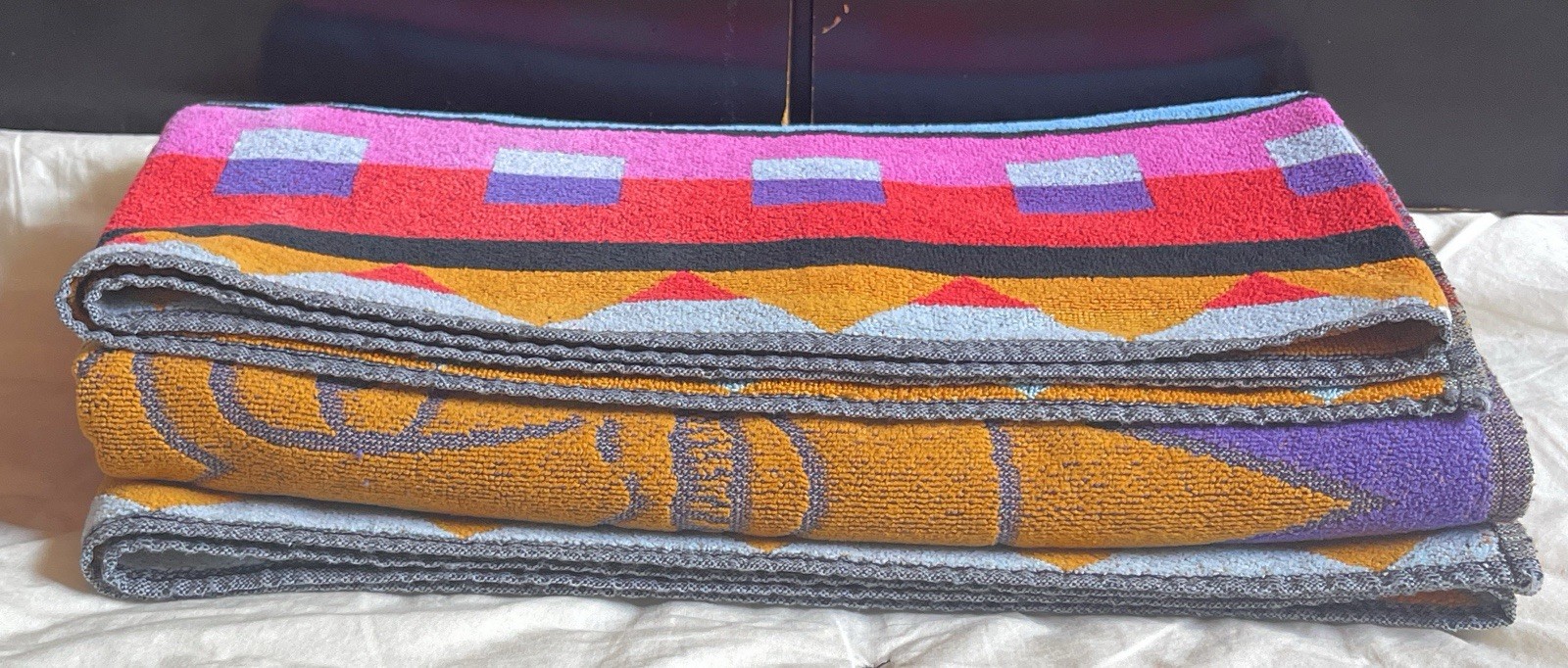 VTG Celestial Sun Beach Towel Palm Cove 100% Cotton Celestial Sun Vintage 90’s