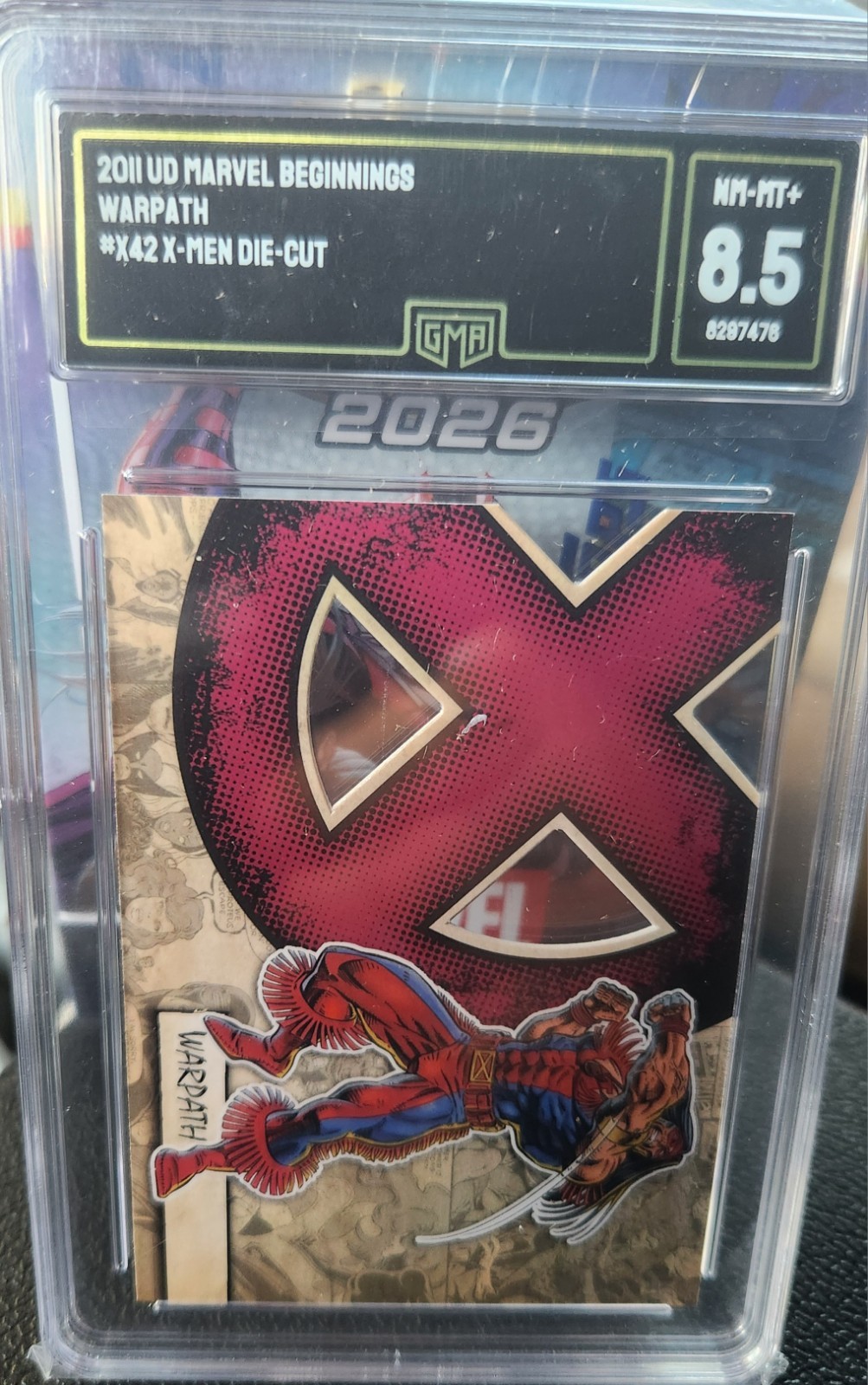2011 Upper Deck Marvel Beginnings S1 #X-42 Warpath X-Men Die Cut