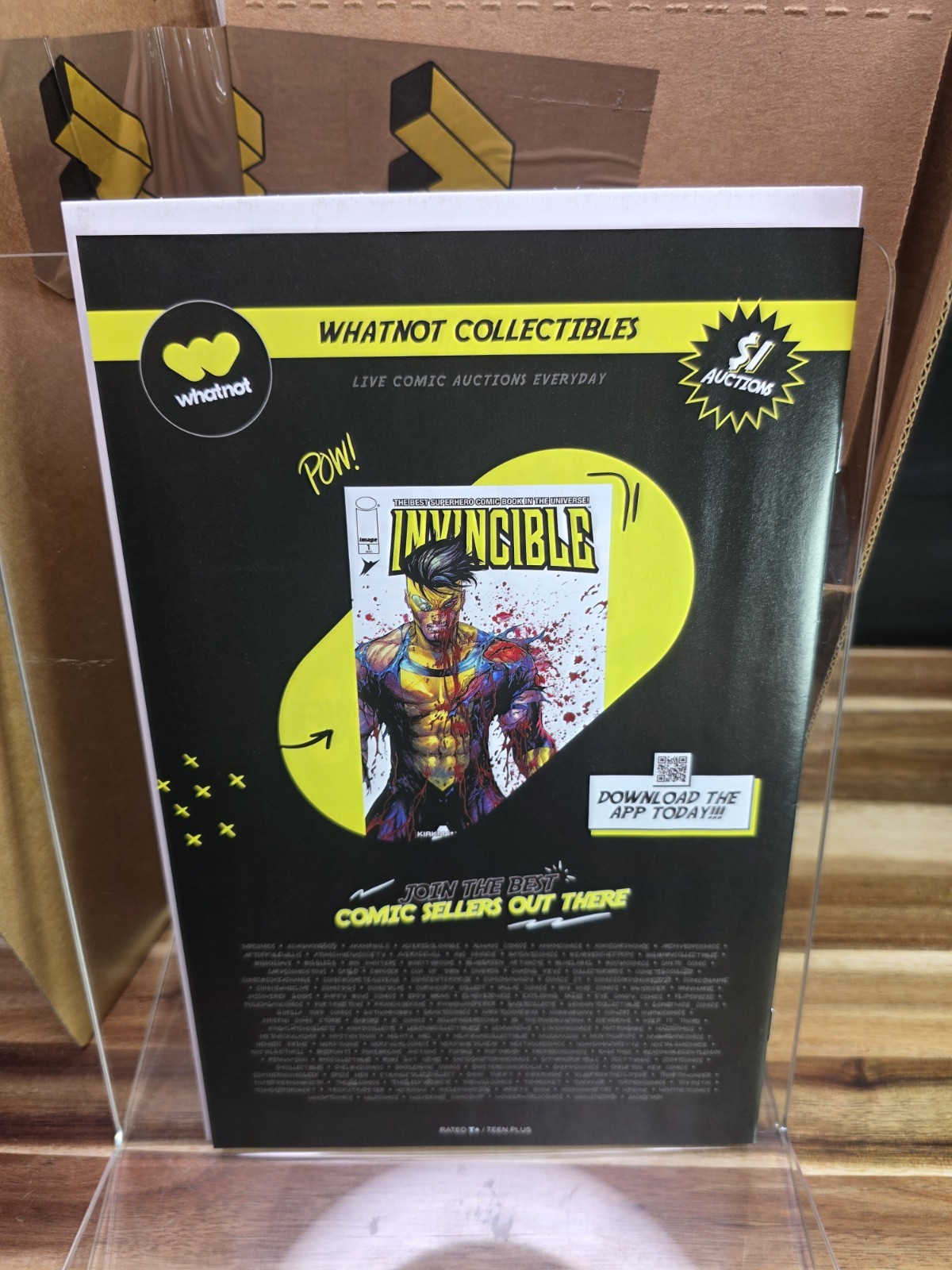INVINCIBLE #1, Virgin Battle Damaged MARK, Kirkham Whatnot Exclusive SET READ!