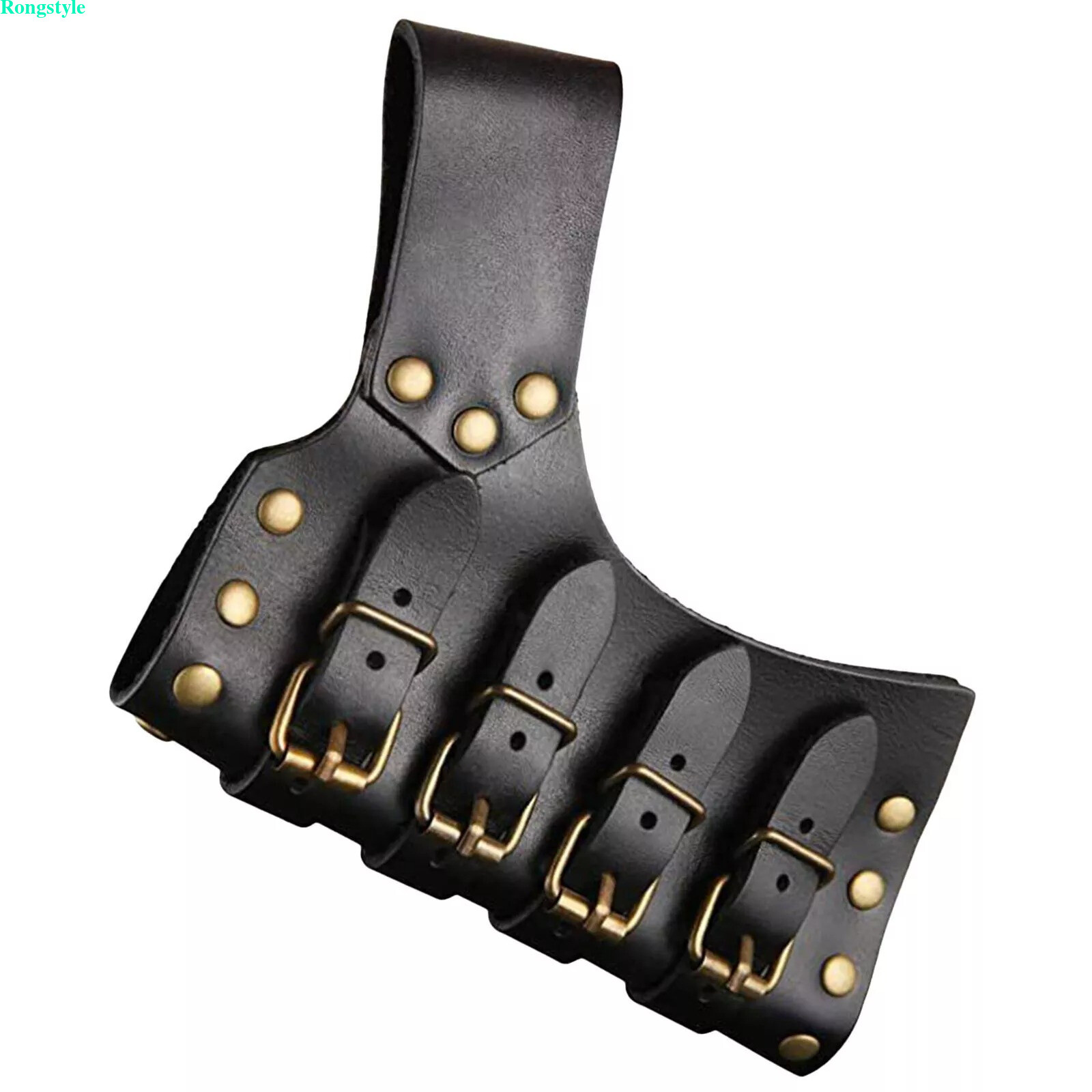 Retro Faux Leather Sword Frog Holder Medieval Knight Belt Costume Sword Scabbard