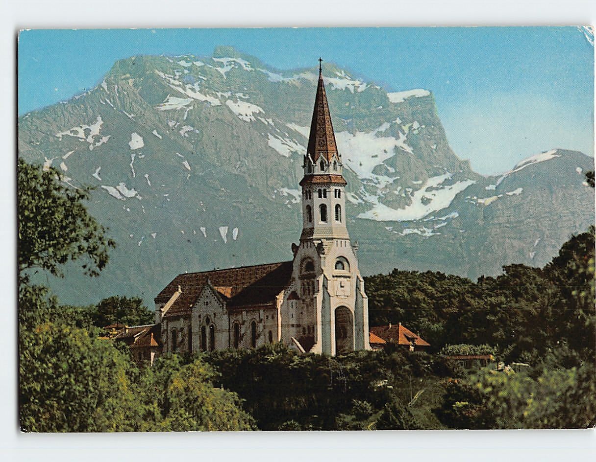 Postcard Basilique de la Visitation Annecy France