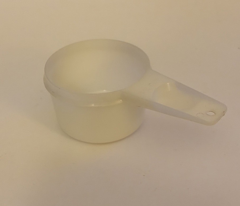Tupperware Measuring 1/2 Cup Replacement Clear Milk White #764 Kitchen Gadget