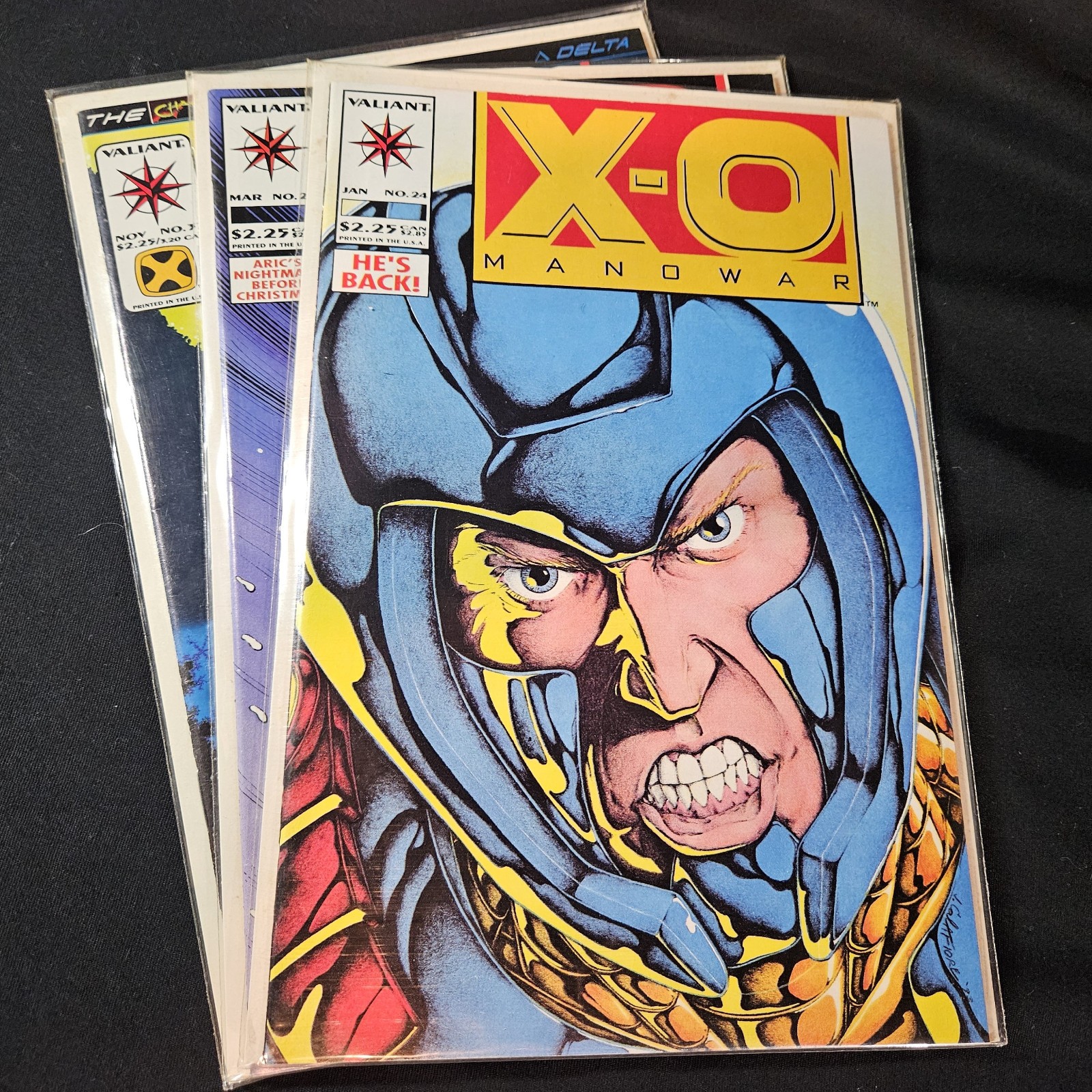 Valiant X-O Manowar Lot – 3 Issues – VF or Better – 1990s