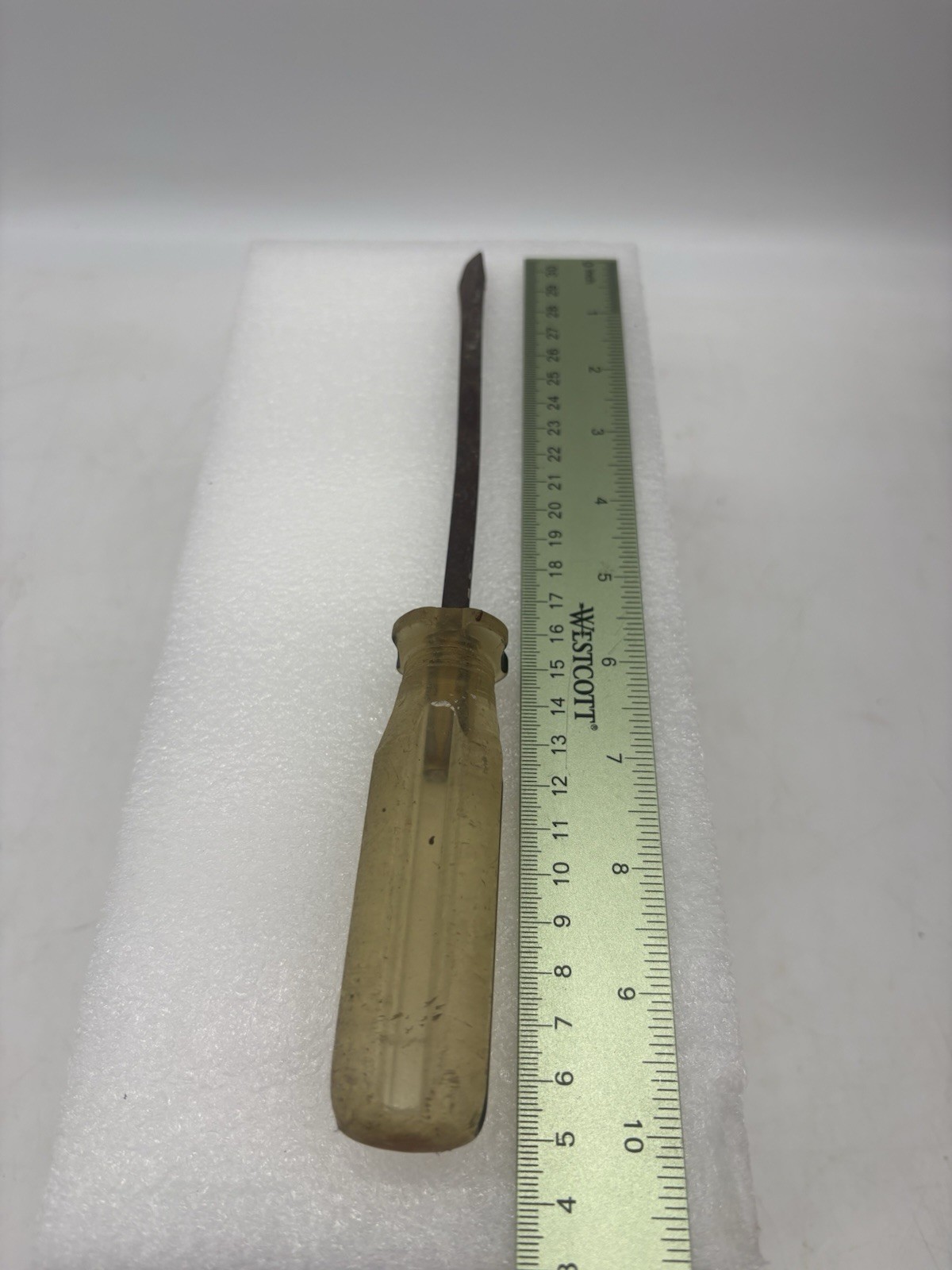 Vintage ACE Hardware Slotted Flat Head Screwdriver 24852 Chrome Vanadium USA 10″