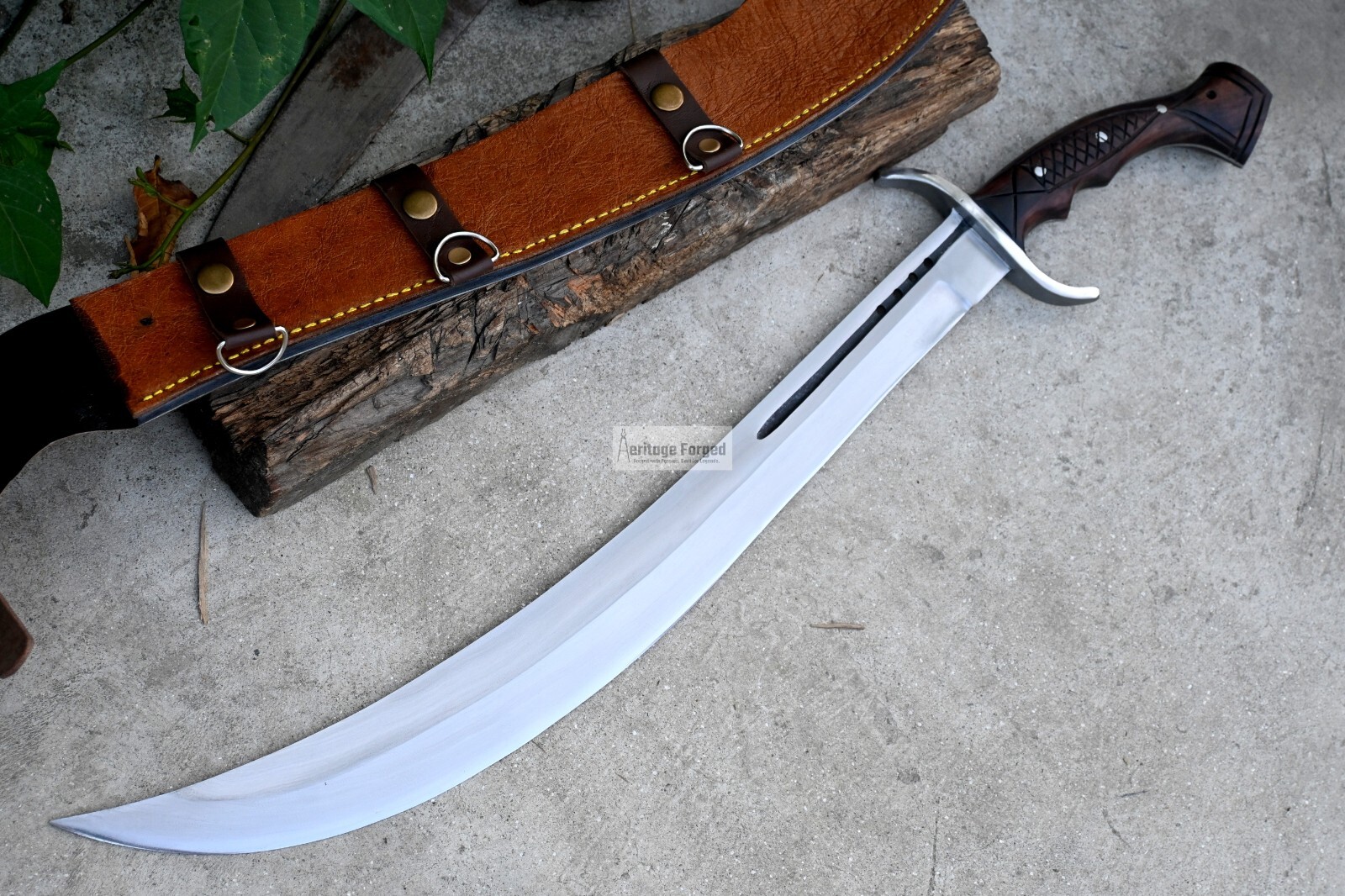 SCIMITAR SWORD/21 inches Long Blade hand forged Sword/Handmade sword/Hunting