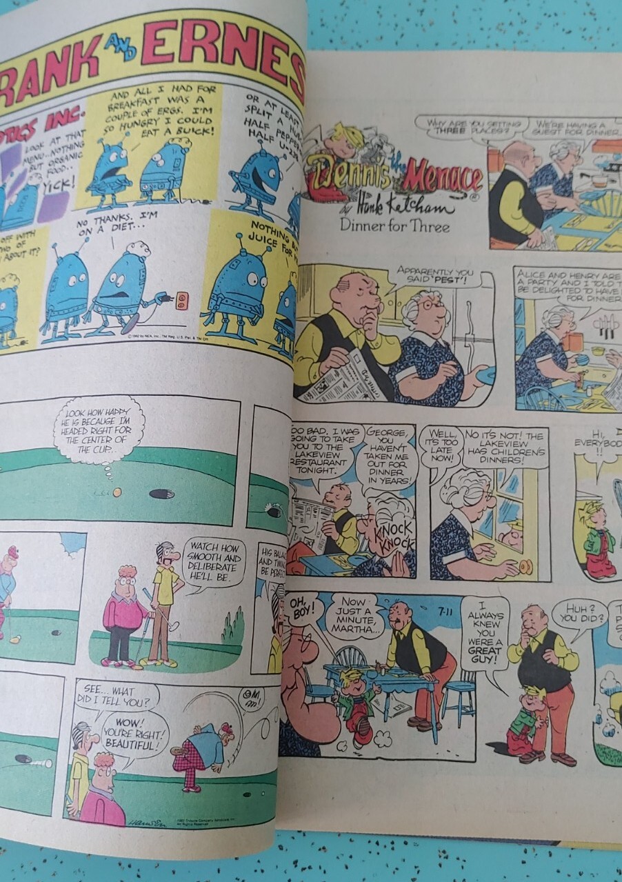 Vintage Sunday Sun Toronto Sunday Comics Booklet July 1982 2 Issues