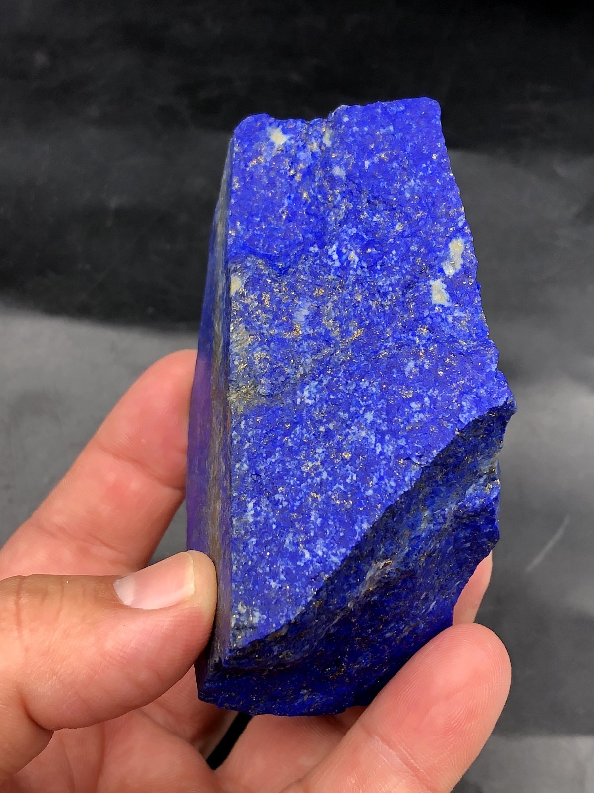 High Grade Lapis Lazuli Rough Mine Stone With Pyrite Cabochon MaterialJ13.3