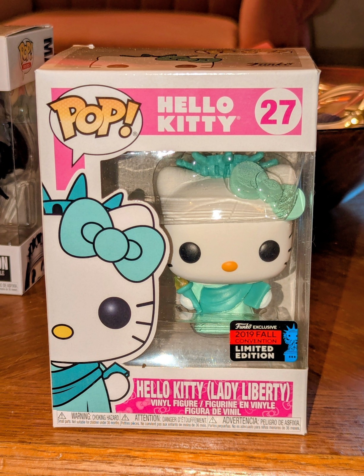 Funko POP! Hello Kitty LADY LIBERTY #27 NYCC 2019 EXCLUSIVE! Vinyl Figure