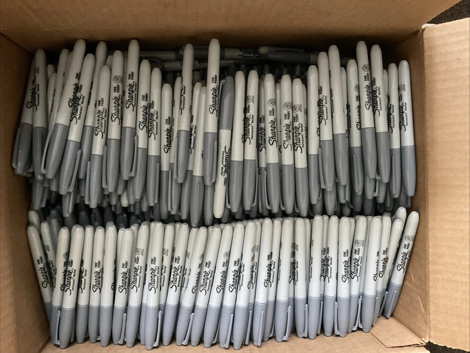 Sharpie Permanent Marker Fine Point Slate Gray Pack Of 2