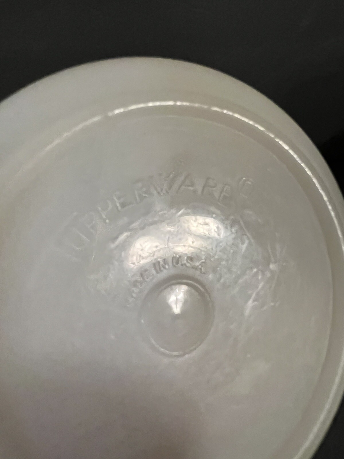 Vintage Tupperware Measuring Cups 5 Pieces 1 cup, 3/4 cup, 2/3 cup, 1/2 cup, 1/3