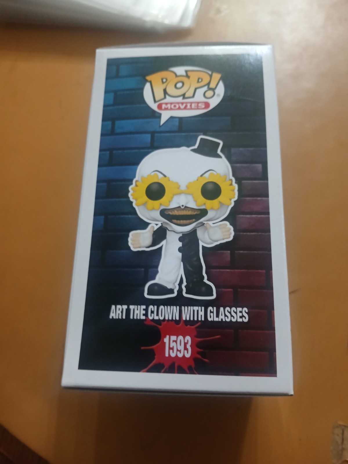 Funko Pop! Vinyl: Terrifier – Art the Clown with Glasses Common Damage See Pics