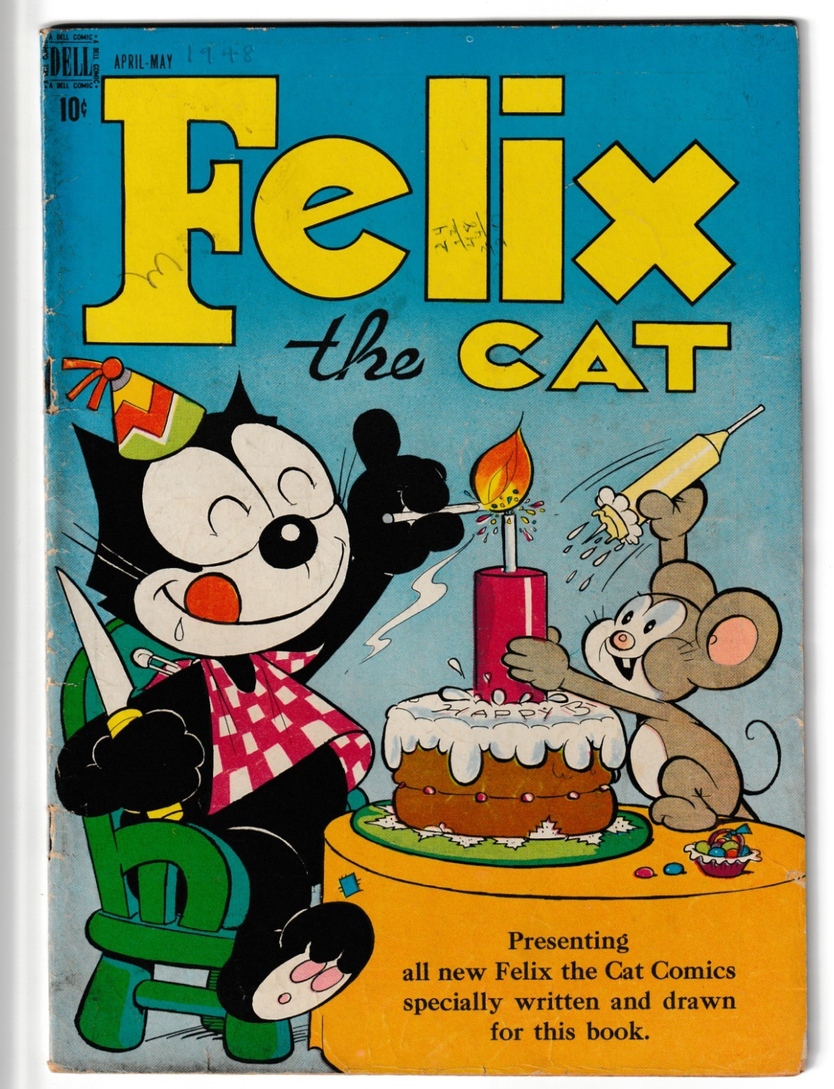 Felix the Cat #2 VG 4.0 Dell Funny Animal Golden Age Comics 1948