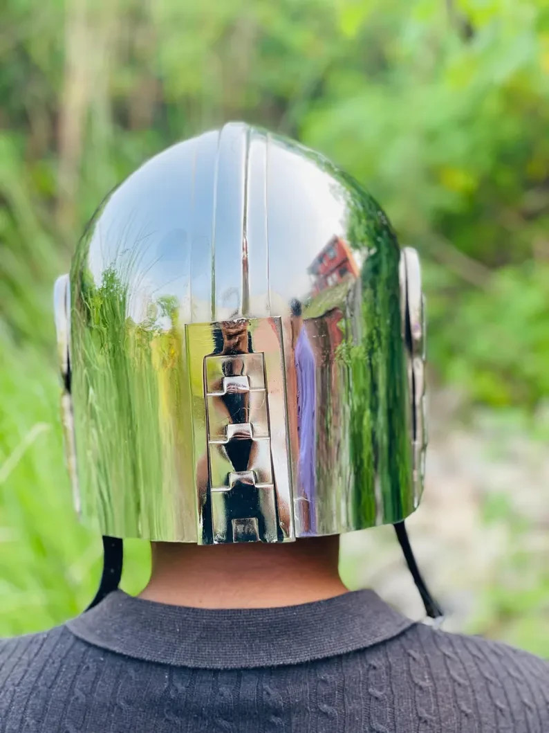 About this item The Mandalorian Style Helmet | Steel Cosplay Helmet | Star Warri