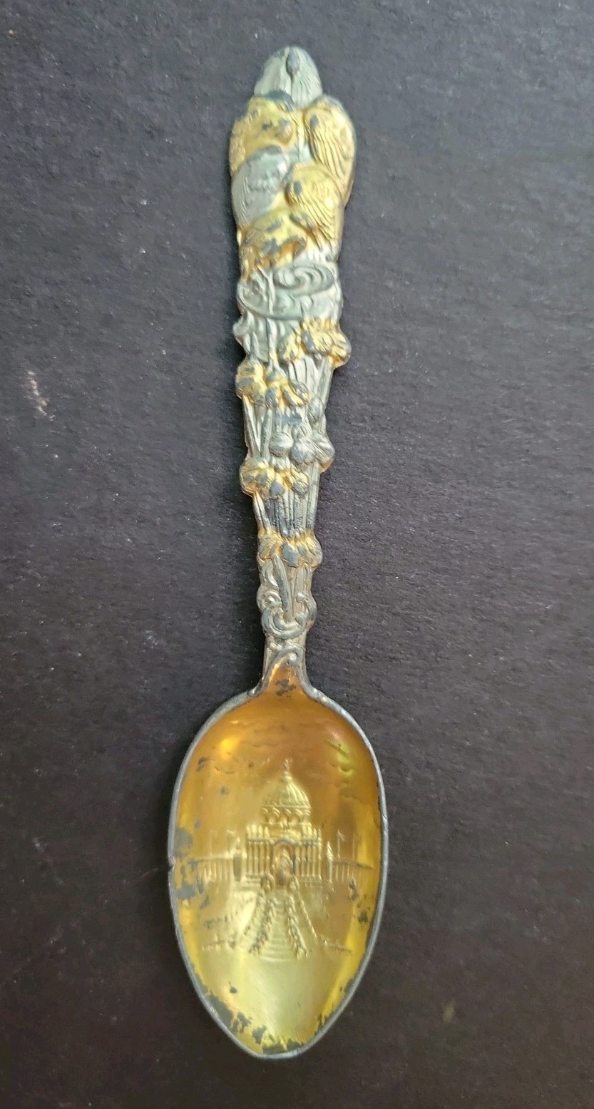 Antique 1904 World’s Fair St. Louis Central Cascades souvenir spoon