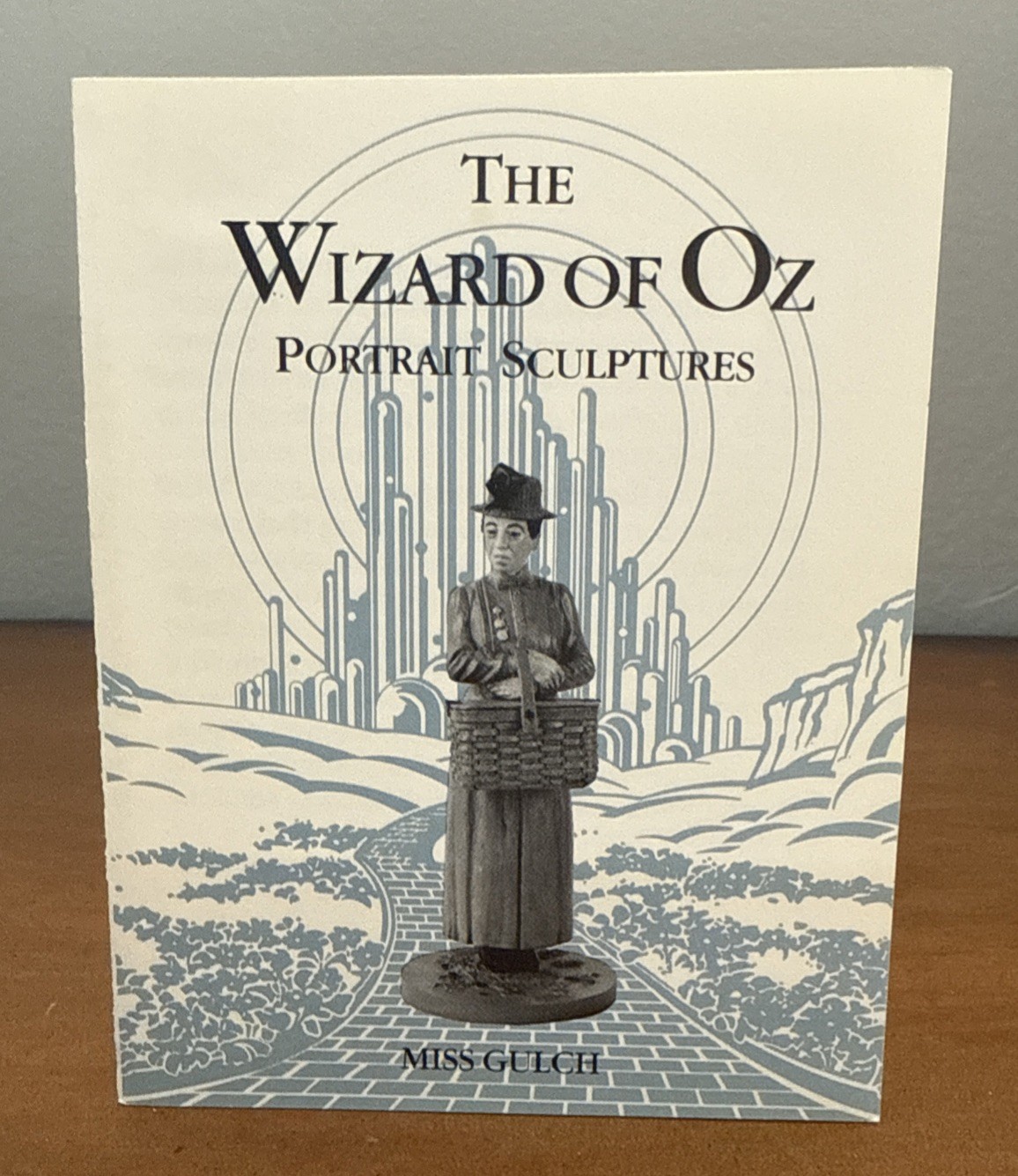 Wizard of Oz Franklin Mint COA Card VTG 1988 Portrait Sculpture Miss Gultch