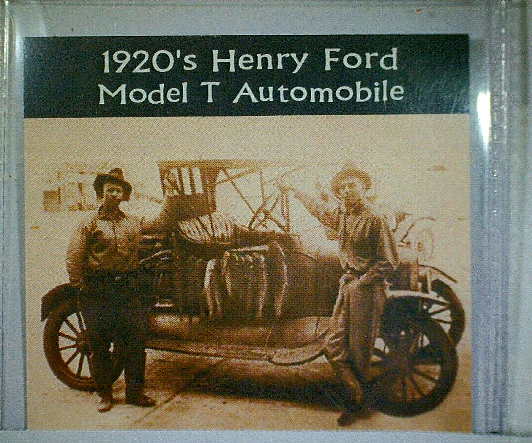 TIME-LINE SOUVENIRS PRESENTS THE PAST-FREE 1c. 1920 P-D or S-HENRY FORDS MODEL-T